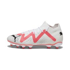 Puma Future Match FG/AG WMNS - Puma White-Puma Black-Fire Orc