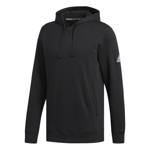 adidas team tech fleece black hoodie