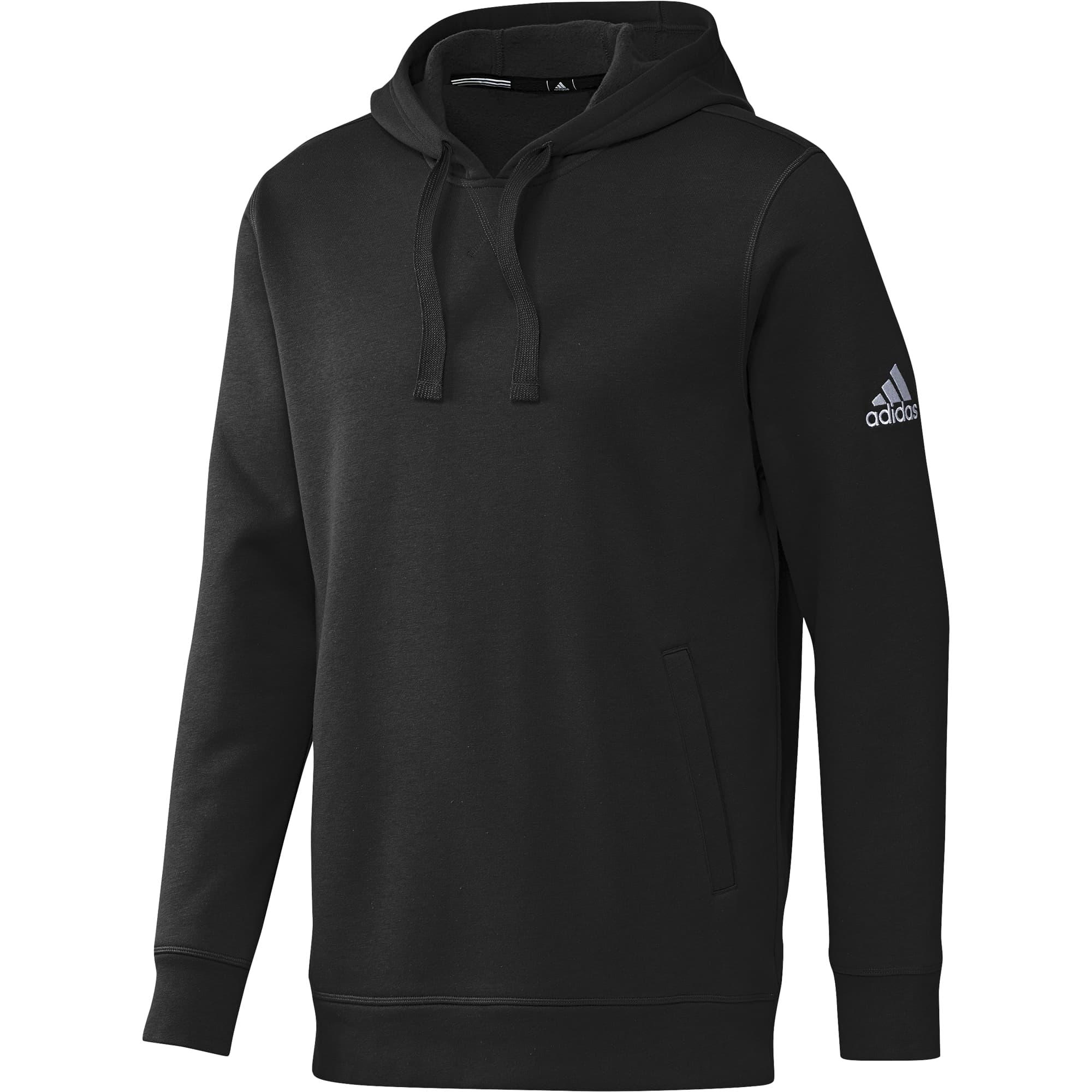 adidas black fleece hoodie