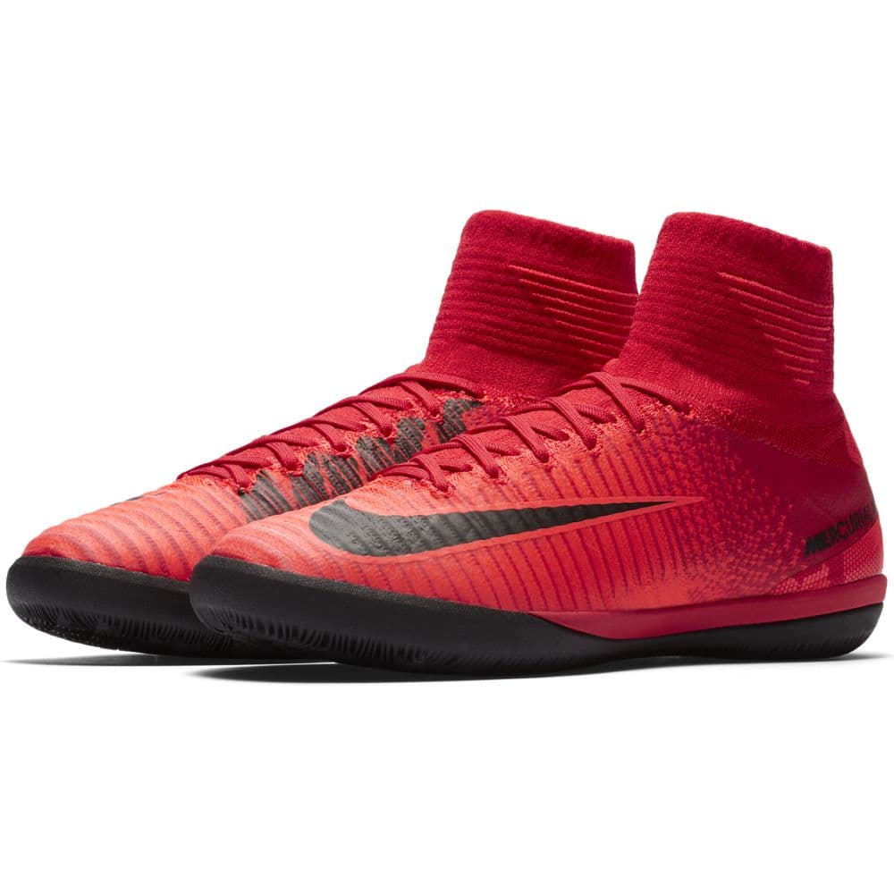 red nike mercurial indoor shoes