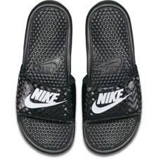 Nike Women's Benassi "Just Do It." Sandal - Black