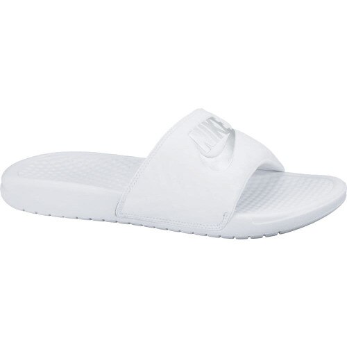 Nike Women's Benassi "Just Do It." Sandal - White