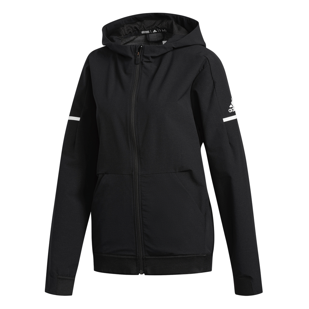 adidas Womens Squad Woven Full Zip 