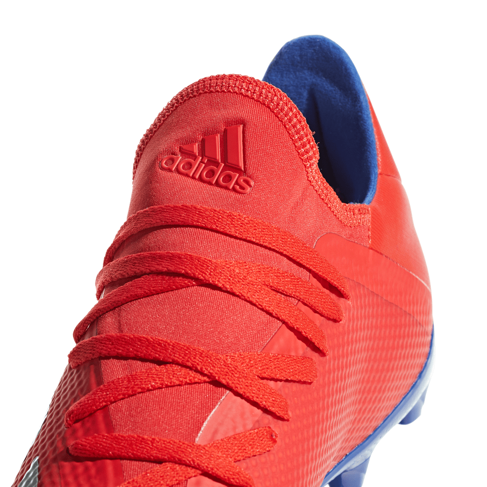 adidas x 18.3 red and blue