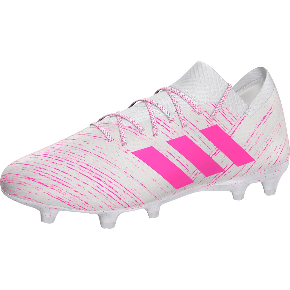 adidas white and pink football boots