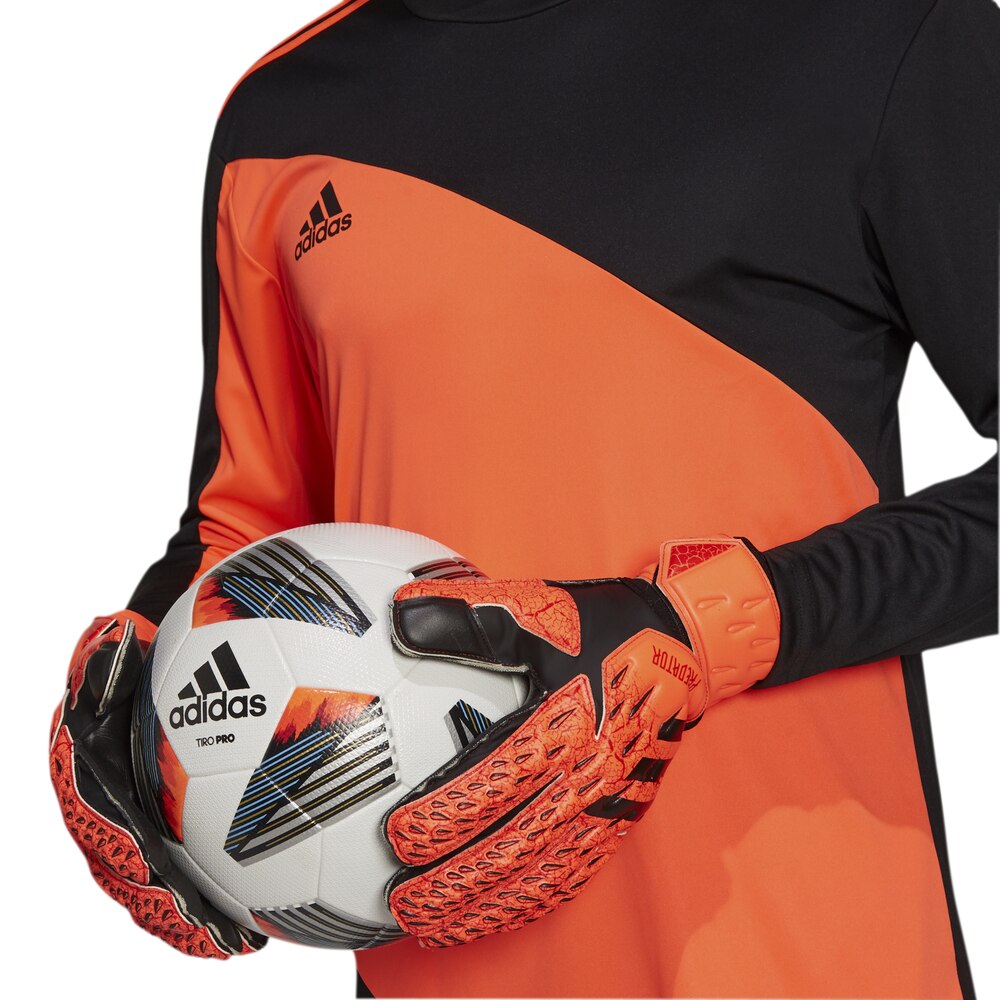 adidas Predator Goalkeeper Gloves MTC FS - Red/Red/Black | SOCCERX