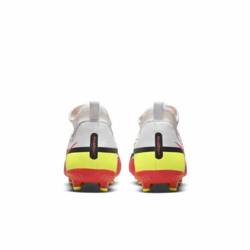 Nike Jr. Phantom GT2 Academy Dynamic Fit MG - WHITE/BRIGHT CRIMSON-VOLT