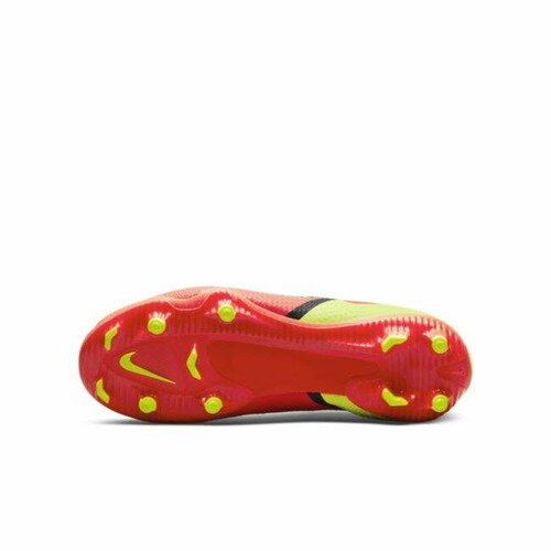 Nike Jr. Phantom GT2 Academy Dynamic Fit MG - WHITE/BRIGHT CRIMSON-VOLT