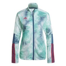 adidas Tiro Track Jacket Off Women's - Blue/Mint/White