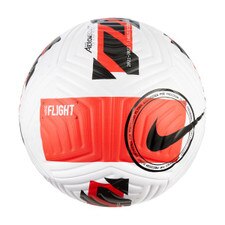 Nike Flight Ball- White/Bright Crimson/Black - 5