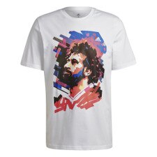 adidas Salah Graphic Tee - White