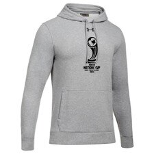 YNC UA Hustle Fleece Hoodie - True Grey Heather