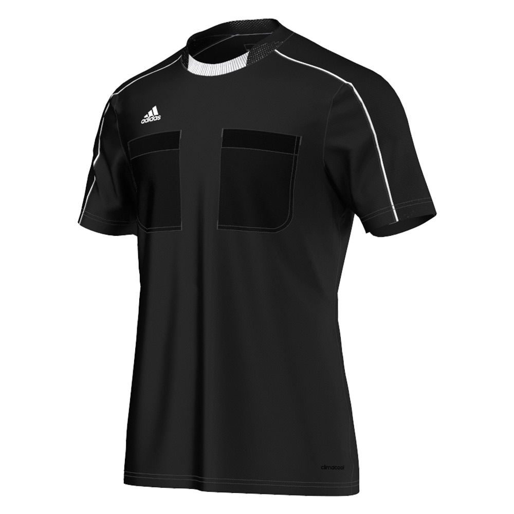 black adidas referee shorts