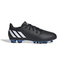 adidas PREDATOR EDGE.4 FxG J - CBLACK/FTWWHT/VIVRED