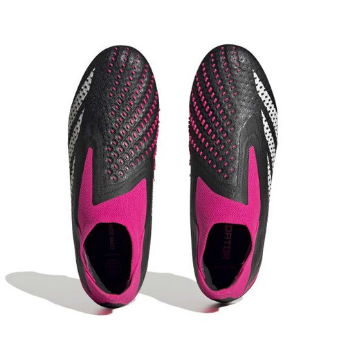 adidas Predator Accuracy+ FG - Black/White/Pink