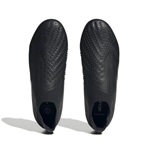 adidas Predator Accuracy+ FG - Black/Black/White