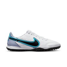 Nike React Tiempo Legend 9 Pro TF - White/Black/Baltic Blue/Pink