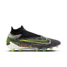 Nike Phantom GX Elite DF Fusion FG - Black/Volt-White-Blue Glow