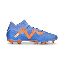 Puma Future Pro FG/AG - Blue Glimmer-PUMA White-Ultra Orange