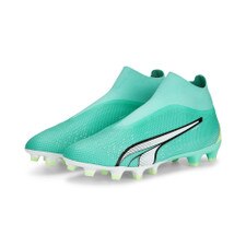 Puma Ultra Match+ LL FG/AG - Electric Peppermint-PUMA White-Fast Yellow