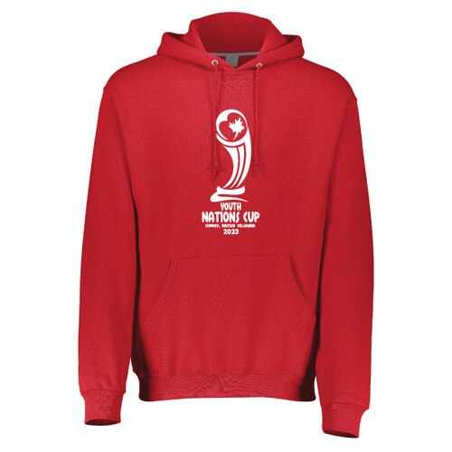 Youth Nations Cup 2023 Russell Dri-Power Fleece Pullover Hood - Red