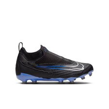 Nike Jr. Phantom GX Academy FG/MG - Black/Chrome-Hyper Royal