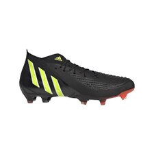 PREDATOR EDGE.1 FIRM GROUND CLEATS - CBLACK/TMSOYE/SOLRED