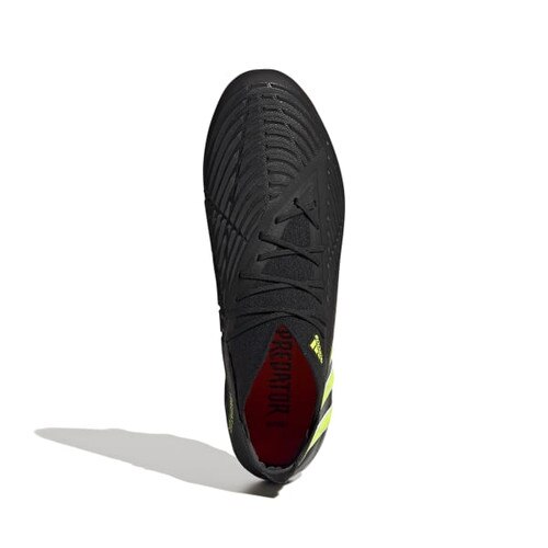 PREDATOR EDGE.1 FIRM GROUND CLEATS - CBLACK/TMSOYE/SOLRED