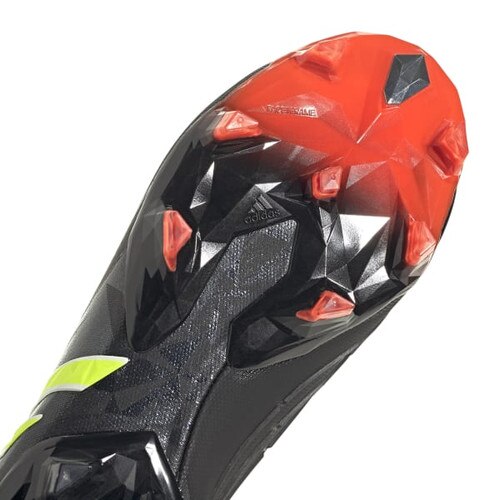 PREDATOR EDGE.1 FIRM GROUND CLEATS - CBLACK/TMSOYE/SOLRED