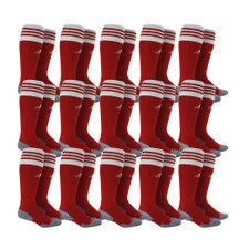 adidas Copa Zone Cushion II Sock - Power Red/White - M - 18 Pairs