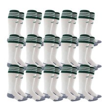 adidas Copa Zone Cushion II Sock - White/Forest - S - 18 Pairs