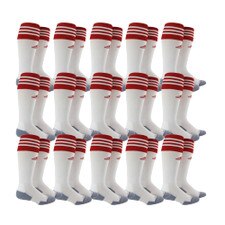 adidas Copa Zone Cushion II Sock - White/Univ Red - S - 18 Pairs