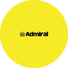 Admiral Flat Markers Flo Yellow - set of 10 w/ mesh bag